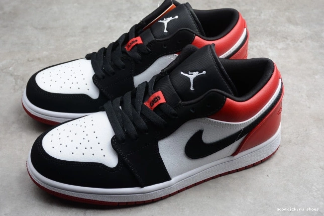 553558-116 Low Black Toe Jordan Air 1 0816